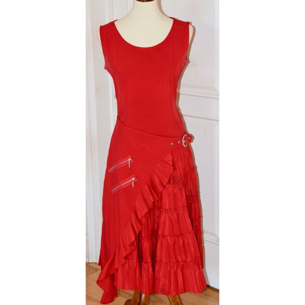 Red dress